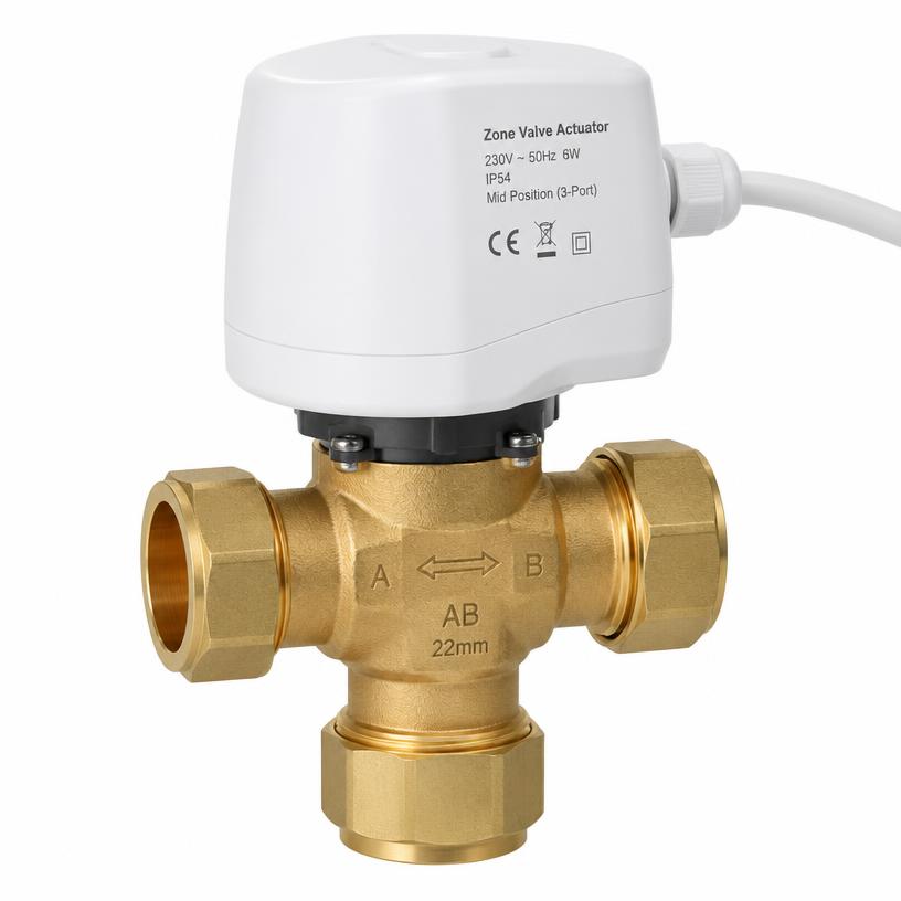 Honeywell Y-Plan Mid-Position Valve 22mm